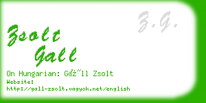 zsolt gall business card